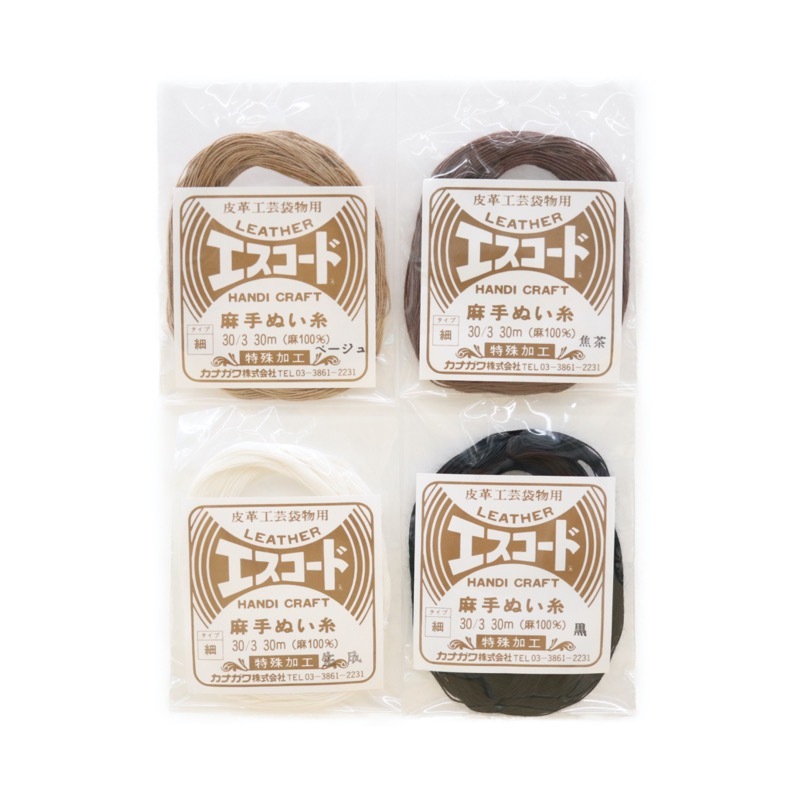 エスコード 麻手ぬい糸 細 30/3 30m | 手芸センタードリーム公式通販サイト