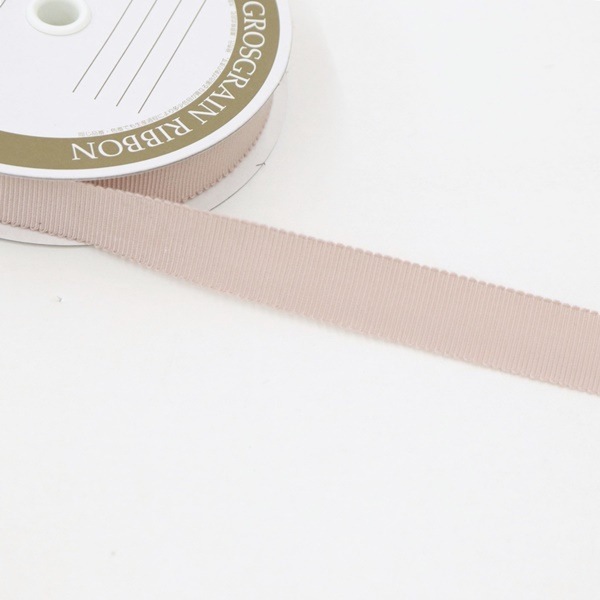 グログランリボン くすみカラー 15mm幅 （50cm単位） NO.7200-15