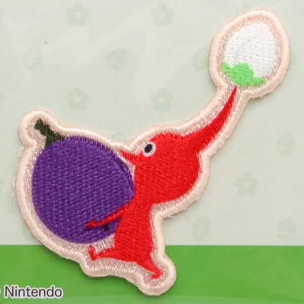 PIKMIN ピクミン シールワッペン シール/アイロン接着両用タイプ 赤
