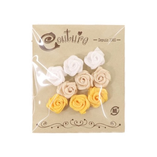 プティフラワー小 3色各3個入(計9個入) | 手芸センタードリーム公式