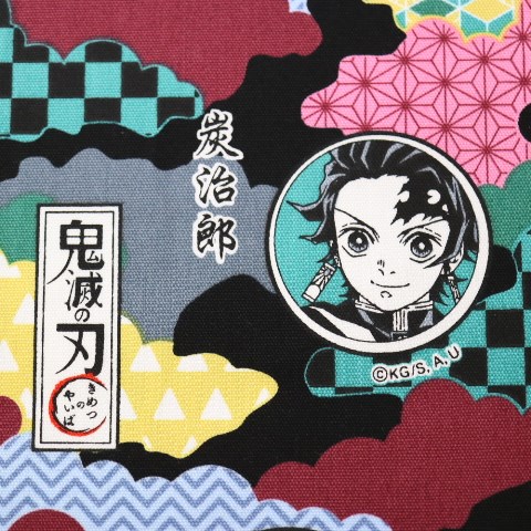 大特価処分】生地 鬼滅の刃 オックス 2 フェイス柄 | 手芸センター