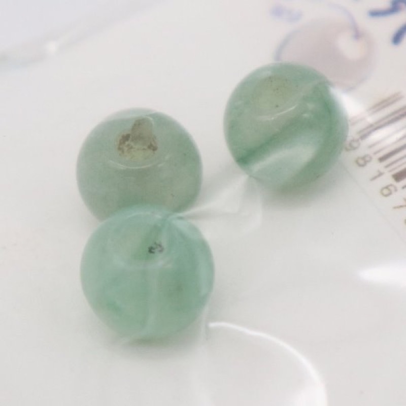 ビーズ 天然石 8mm 大穴 3個入 HC0804 アベンチュリン | 手芸センター