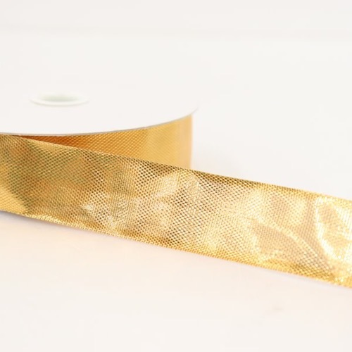 オーロラリボン ゴールド 24mm幅（50cm単位） | 手芸センタードリーム