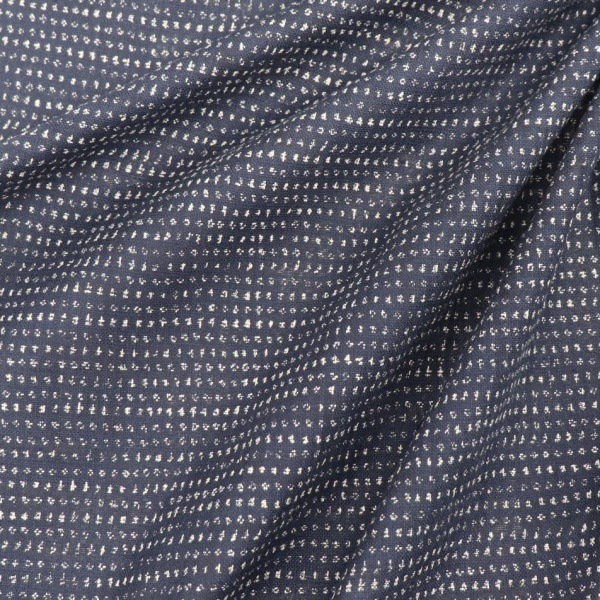 生地 ムラ糸クロス和調 紺 88223 17-1 | 手芸センタードリーム