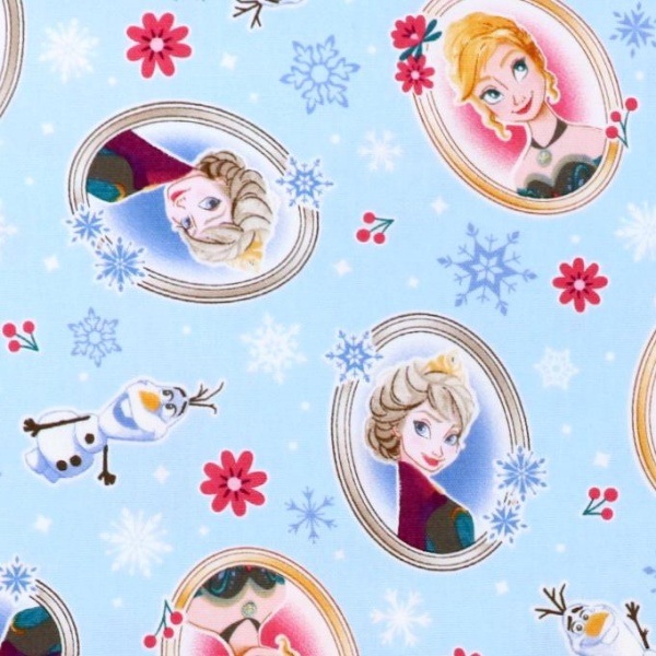 生地 2026 ディズニー BTS アナと雪の女王 オーバル柄 オックス GR