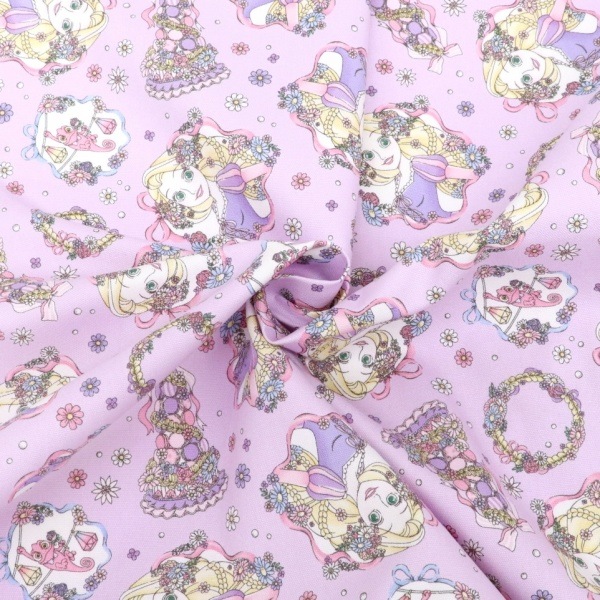 生地 2026 ディズニー BTS ラプンツェル パーティー柄 オックス GR