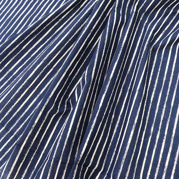 30%OFF・通販限定】生地 綿麻キャンブリックプリント ストライプ柄
