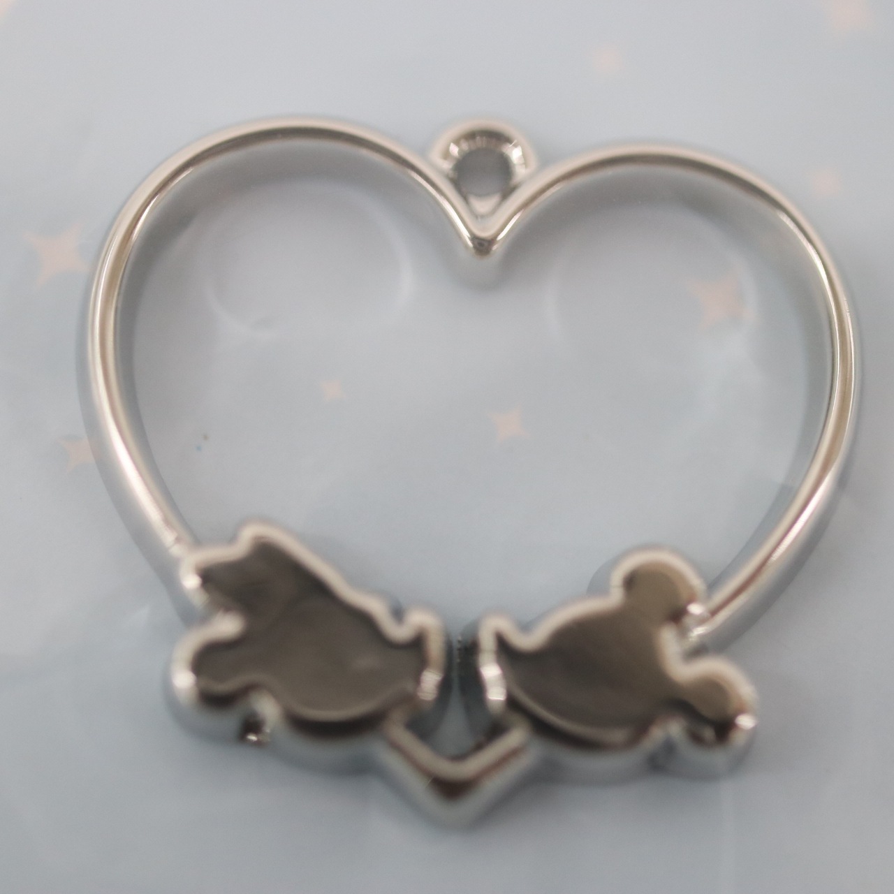 ディズニー フレームチャーム ミッキー ミニー ハート シルバー 手芸センタードリーム通販ネットショップ