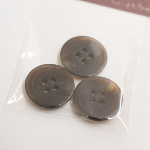 ボタン マーブル模様 ブラウン 18mm 3個入 | 手芸センタードリーム公式 