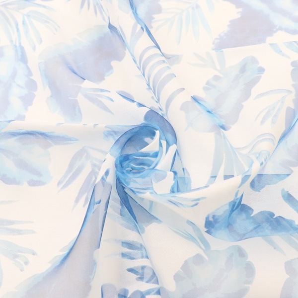 処分価格】生地 インドTCオパールプリント 羽柄 【1.5m