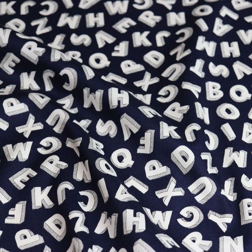 生地 オックスプリント アルファベット柄 手芸センタードリーム通販ネットショップ