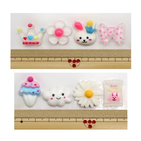 デコパーツ② ♡ミックス10個入り♡トゥンカロン風デコパーツ♡84) | Sunday