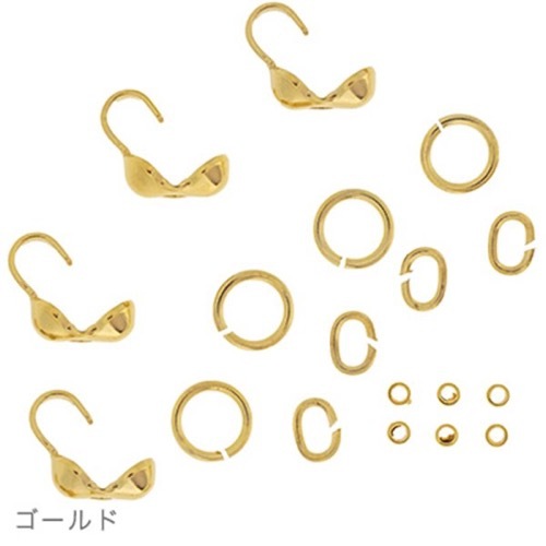 MIYUKI 小物パーツセット ゴールド色 1組入 K4525//G | 手芸センター
