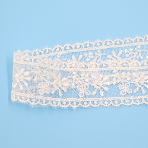 チュールレース 440344-30 オフ 30mm幅（50cm単位） | 手芸センター