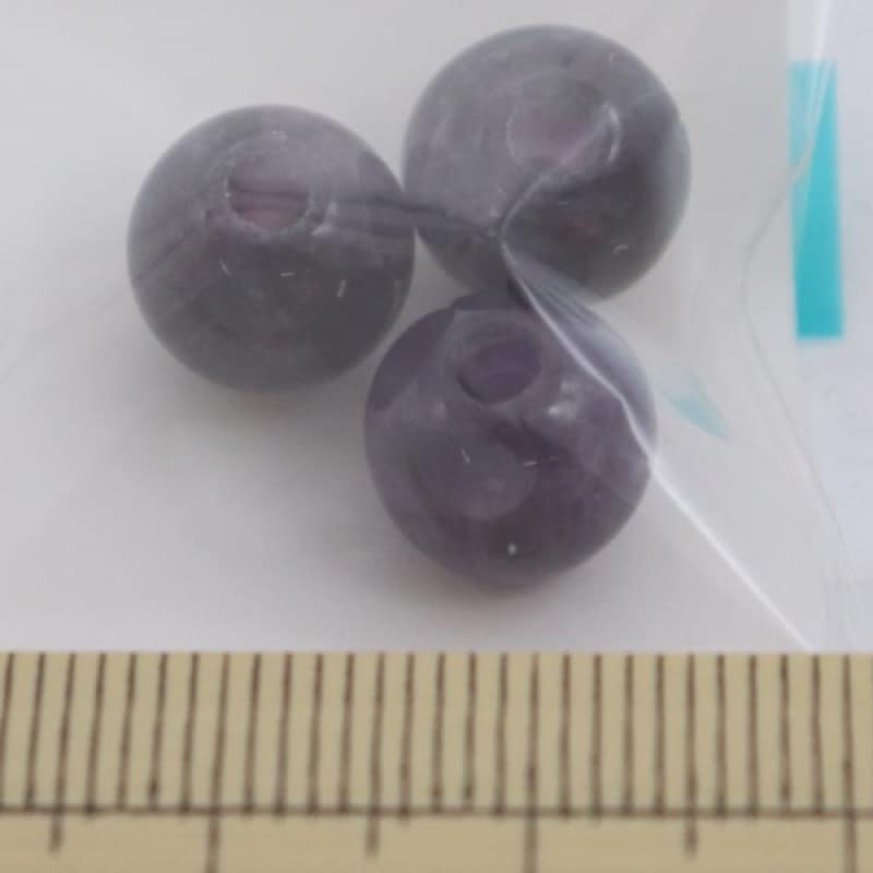 ビーズ 天然石 10mm 大穴 3個入 HC1003 アメジスト | 手芸センター