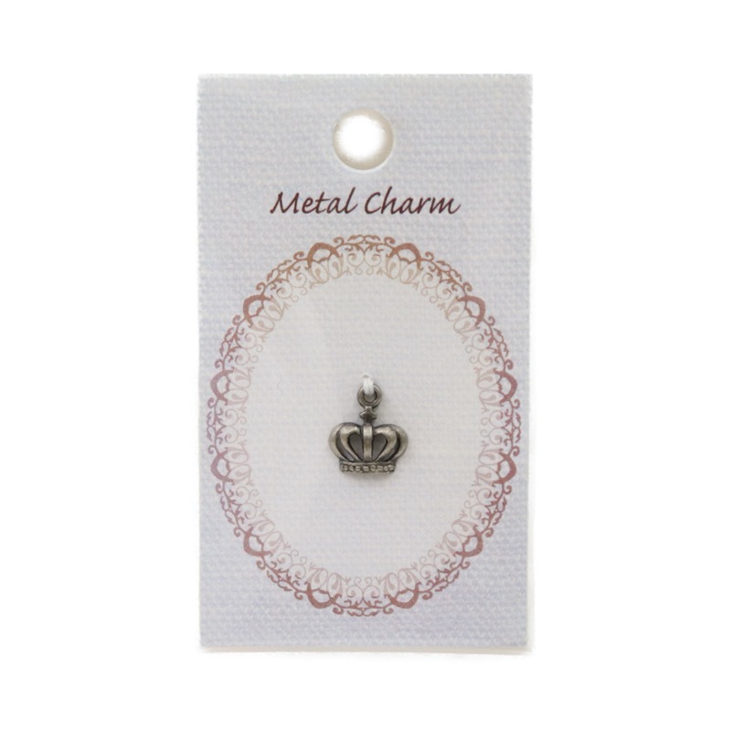 メタル チャーム MPPI-012 王冠 アンティークシルバー | 手芸センター