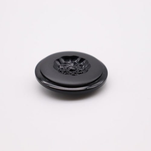 ボタン 花モチーフ ブラック 27mm 1個入 | 手芸センタードリーム公式