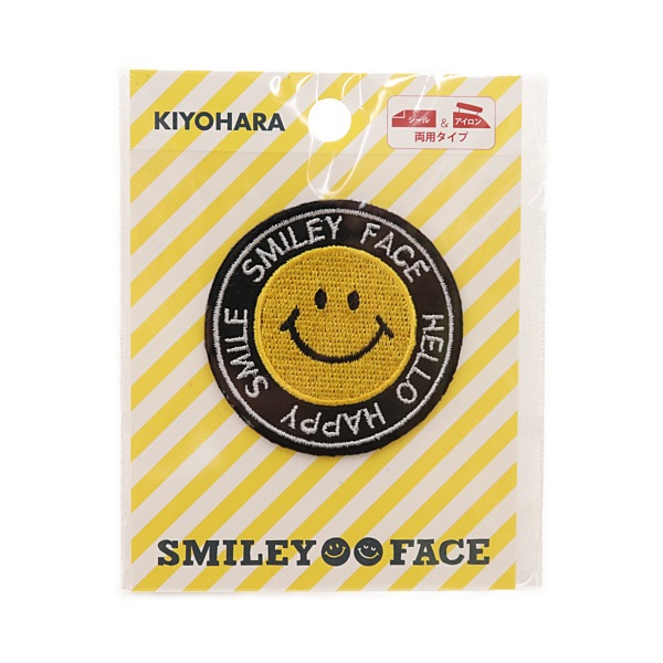 シール＆アイロン接着ワッペン マークスマイリー SMI-06 | 手芸