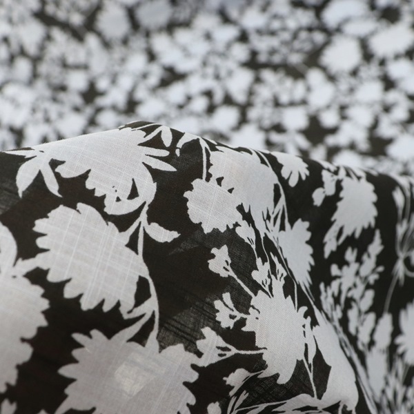 花柄フリースラグ 大きめ AKX400 花柄ジャガード ベンベルグ100%裏地 EXCYオリジナル