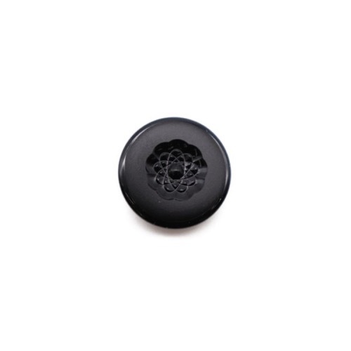 ボタン 花モチーフ ブラック 18mm 1個入 | 手芸センタードリーム公式