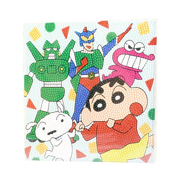 kk style22：オリジナル　アートピース ビーズアートキャンバス キット クレヨンしんちゃん OM-026139 | 手芸