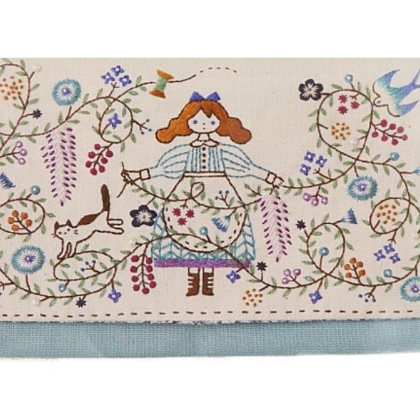 アンティーク リヨンシルク織刺繍絵 泉で水汲みをする少女達 専門店ガラス金縁額装 アンティーク リヨンシルク織刺繍絵 泉で水汲みをする少女達 専門店