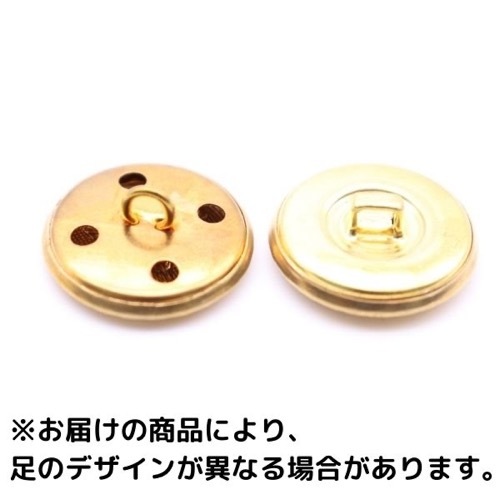 ボタン エンブレム ゴールド×ネイビー 23mm 1個入 | 手芸センター