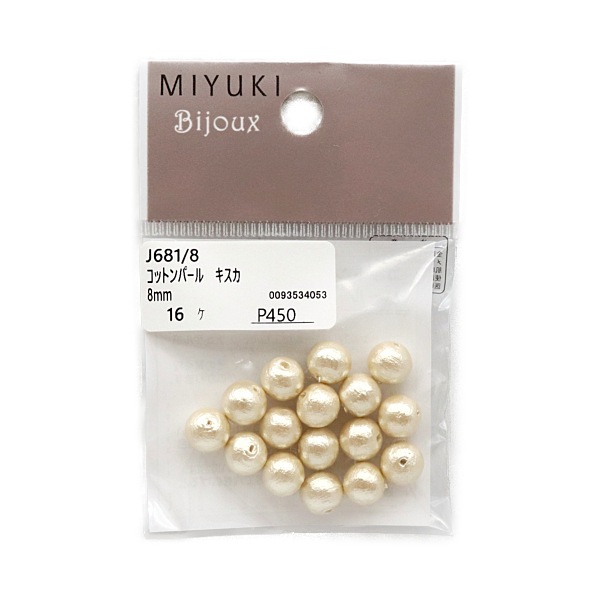 MIYUKI Bijoux ���åȥ�ѡ��� 8mm 16���� ������ J681/8
