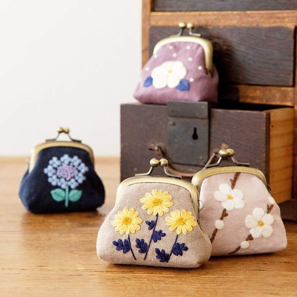 piece スミレソラ 大和撫子ながま口キット 小梅 | 手芸センター