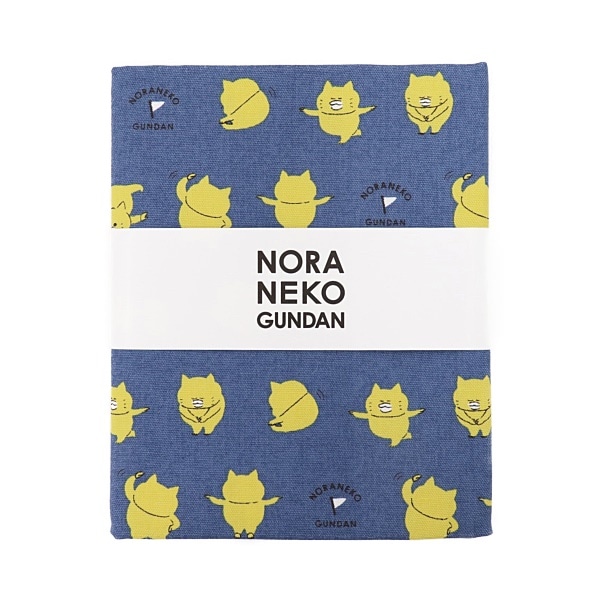 生地 ノラネコぐんだん ファブリック オックス ノラネコたいそう柄