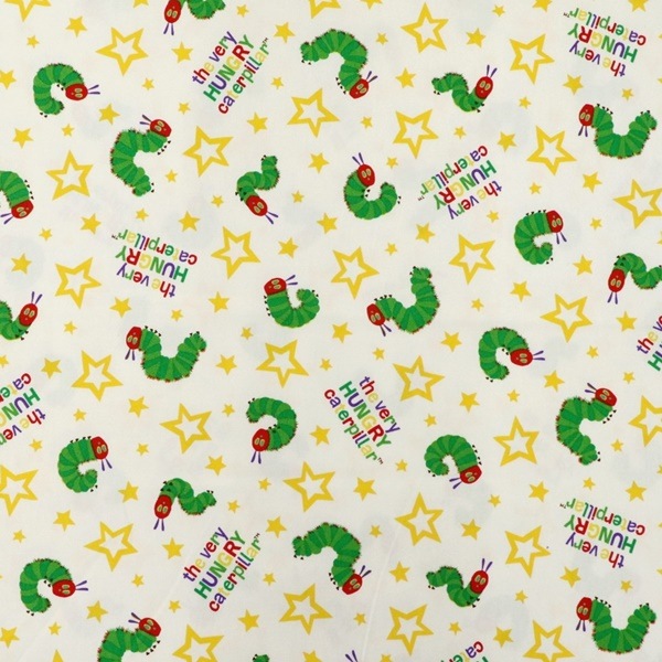 生地 入園入学 キャラクター オックス はらぺこあおむし 星柄 G