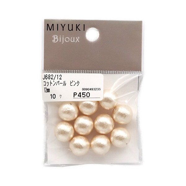 MIYUKI Bijoux ���åȥ�ѡ��� 12mm 10���� �ԥ� J682/12