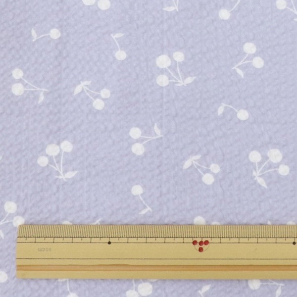 30%OFF処分価格】生地 リップルプリント チェリー柄 DC42801-3 | 手芸