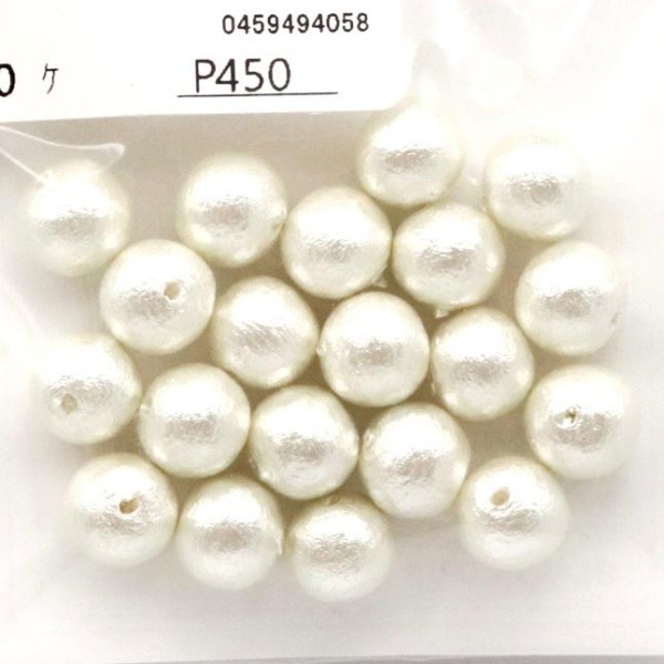 MIYUKI Bijoux ���åȥ�ѡ��� 8mm 20���� �ۥ磻�� J683/8