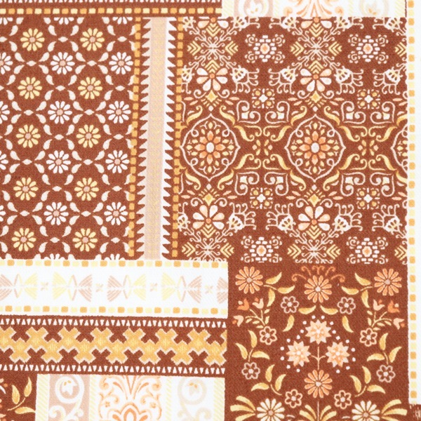 30%OFF】生地 ビエラプリント オリエンタル パッチワーク風 花柄