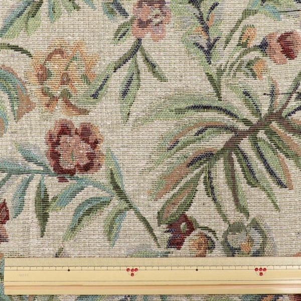 30%OFFセール価格】生地 ゴブラン 植物柄 【1.5mカットクロス】 (2023