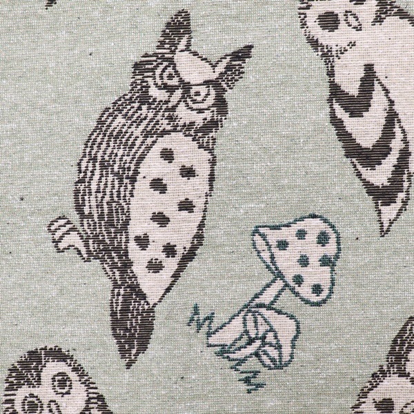 30%OFFセール価格】生地 ゴブラン フクロウ柄 【1.5mカットクロス