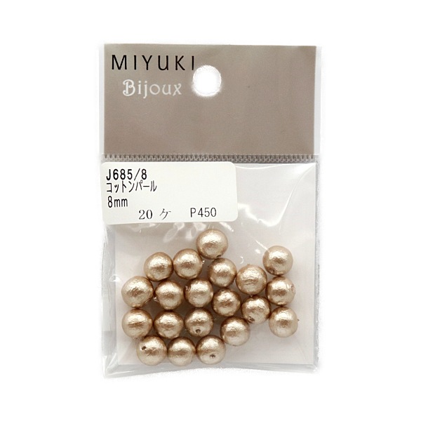 MIYUKI Bijoux ���åȥ�ѡ��� 8mm 20���� �١����� J685/8