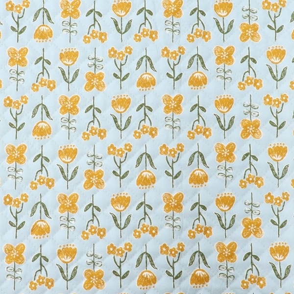 生地 オックスプリント 【キルト】 2024 入園入学 花柄 DR2309Q-4