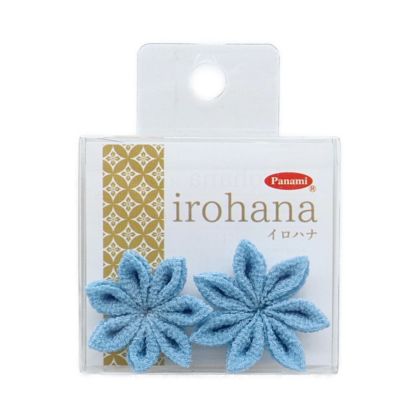 つまみ細工完成パーツ irohana 単品 剣つまみのお花 2個入 IH-7