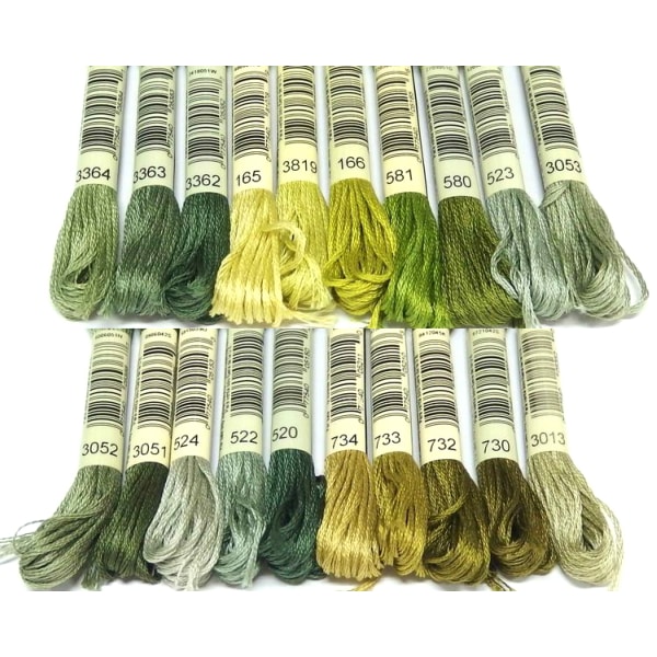 その他 DMC 25番糸12色セット(Pastels)