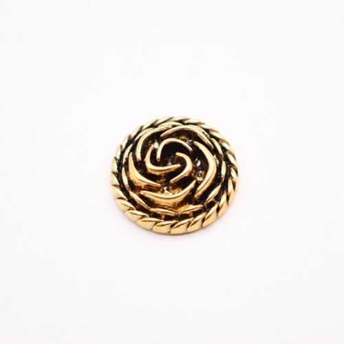 ボタン ローズ ゴールド 20mm 1個入 | 手芸センタードリーム公式通販サイト 