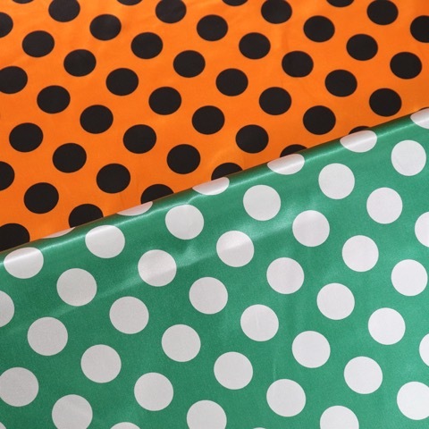 大特価処分】生地 サテンプリント PRICOLOUR ドット大 | 手芸センター