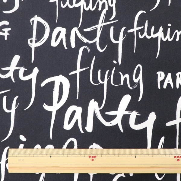 生地 ナイロンオックスプリント 英字柄 80007-1 | 手芸センター