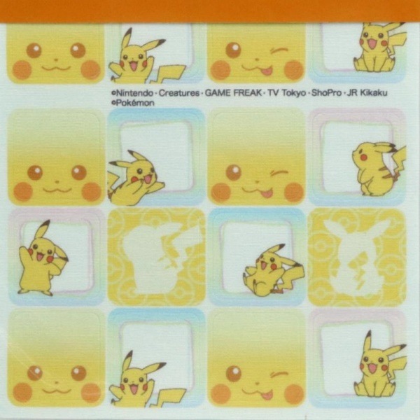 ポケットモンスター ピカチュウ 洗濯タグ用ネームシール 24枚入り