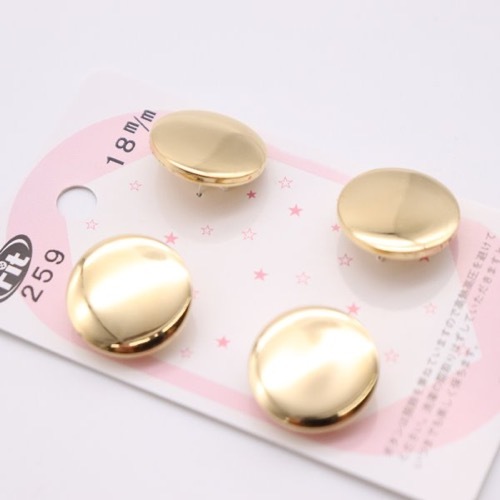 カードボタン No259 ゴールド 18mm 4個入 | 手芸センタードリーム公式