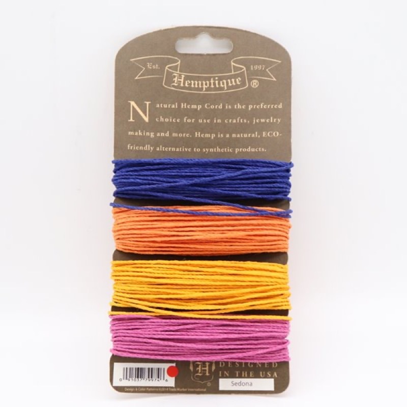 HEMP CORD ヘンプコード #20 9.1m巻 4色セット | 手芸センタードリーム