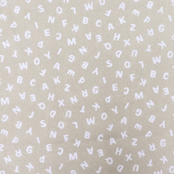 生地 スケアーキッズプリント英字柄 DC4650-4 | 手芸センタードリーム
