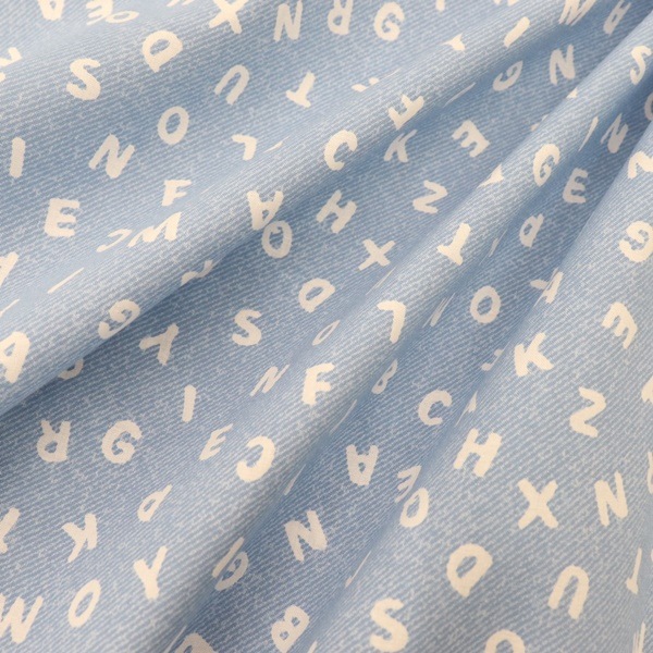 生地 スケアーキッズプリント英字柄 DC4650-4 | 手芸センタードリーム