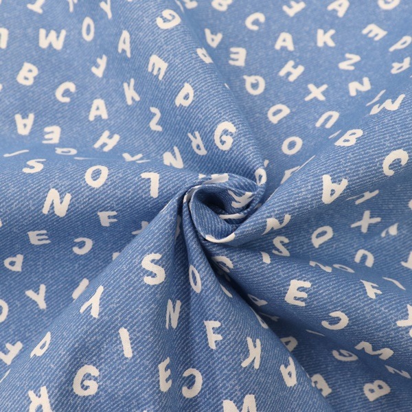 生地 スケアーキッズプリント英字柄 DC4650-4 | 手芸センタードリーム
